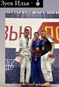 Наш спортсмен Зуев Илья завоевал серебро на турнире Кровью и потом.   Поздравляю!